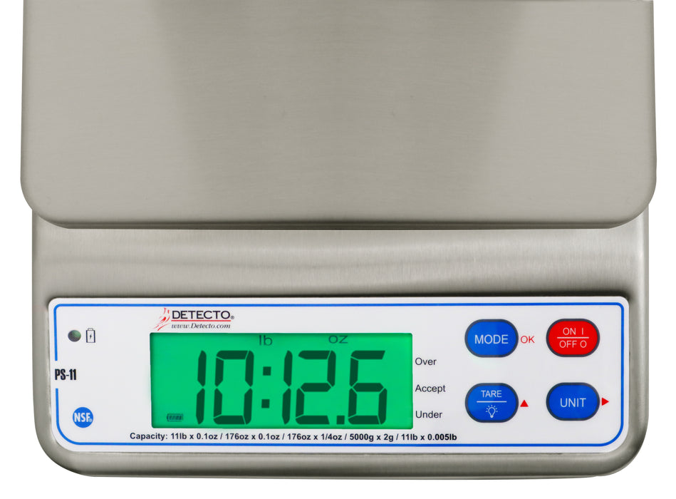 Detecto PS11 Digital Portion Control Scale