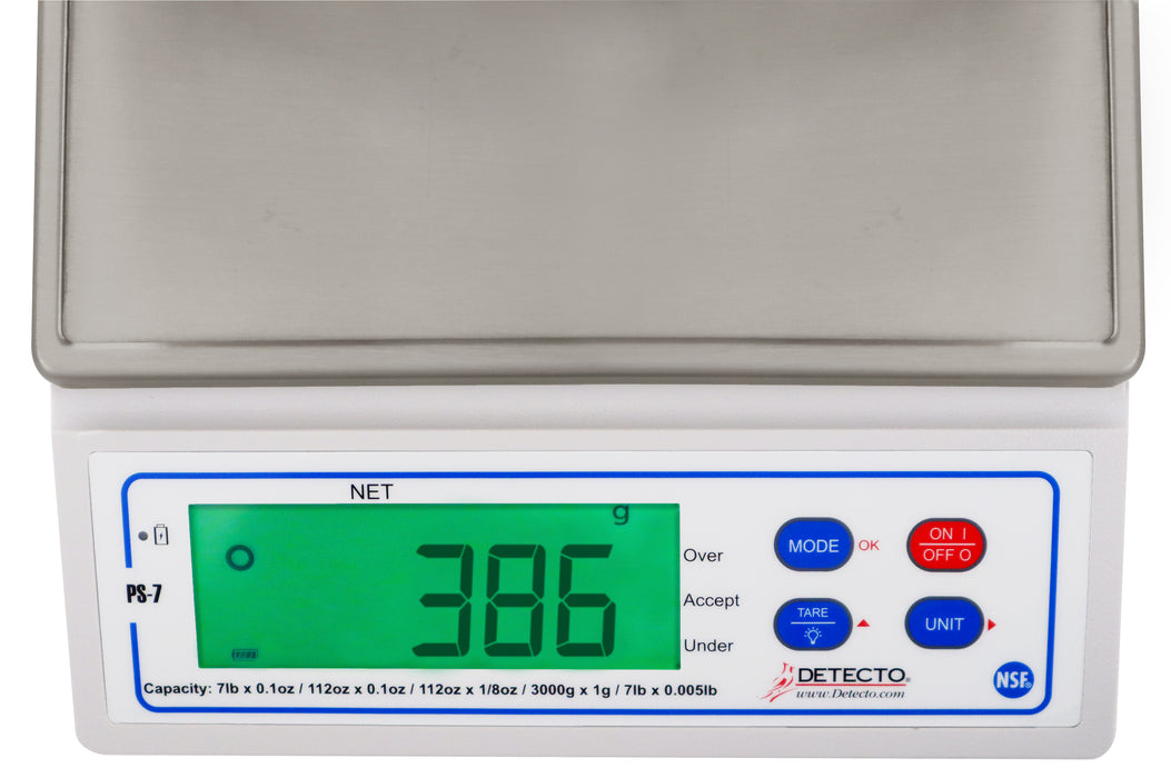 Detecto PS7 Digital Portion Scale