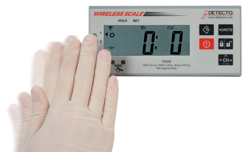 Detecto PZ Series Wireless Digital Ingredient Scale
