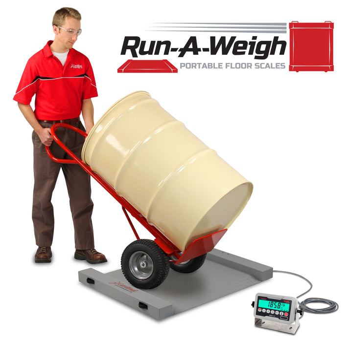 Detecto Run-a-Weigh Portable Floor Scale