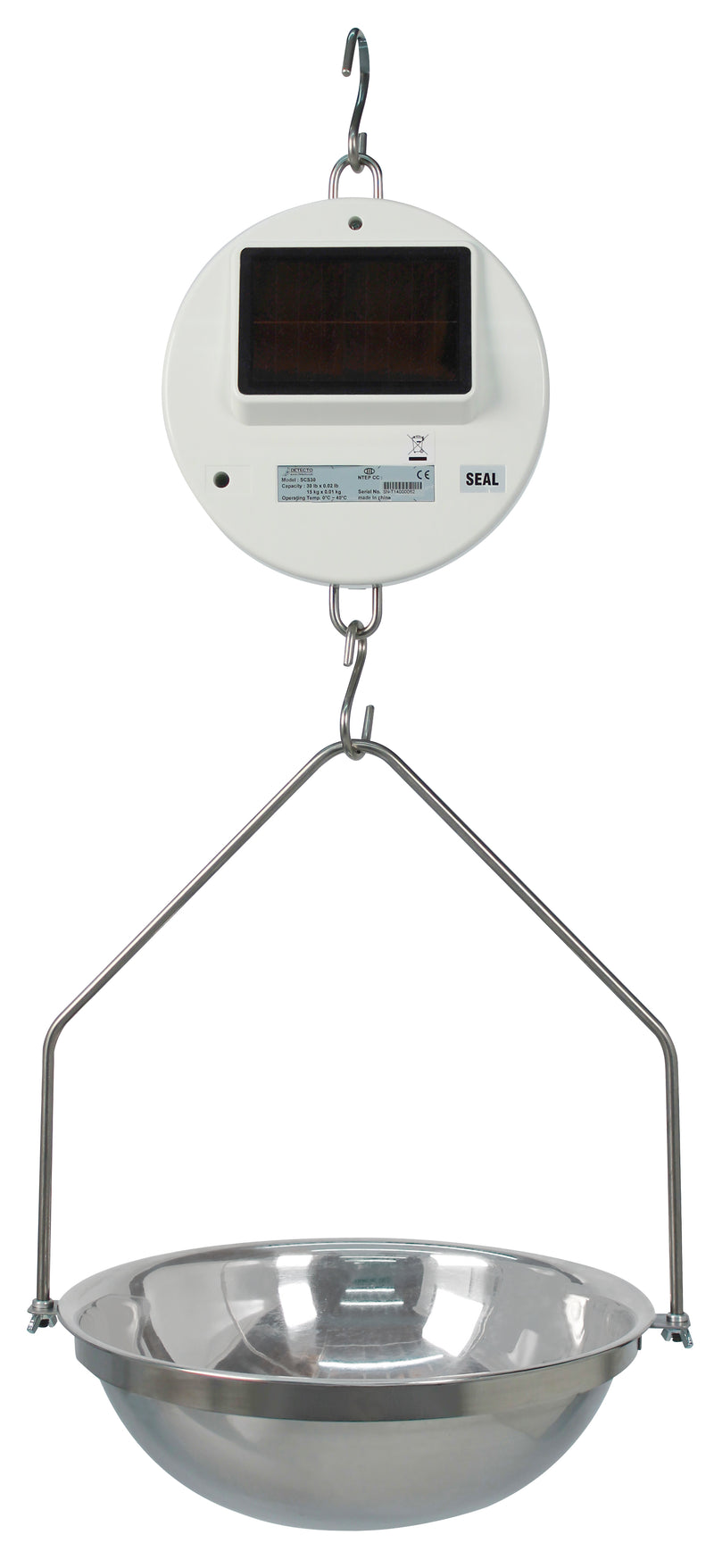 Detecto SCS30 Solar Hanging Scale