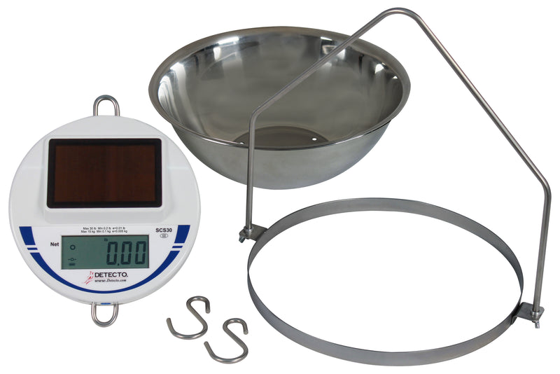 Detecto SCS30 Solar Hanging Scale