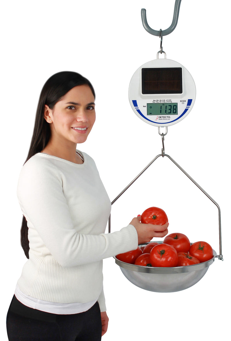 Detecto SCS30 Solar Hanging Scale