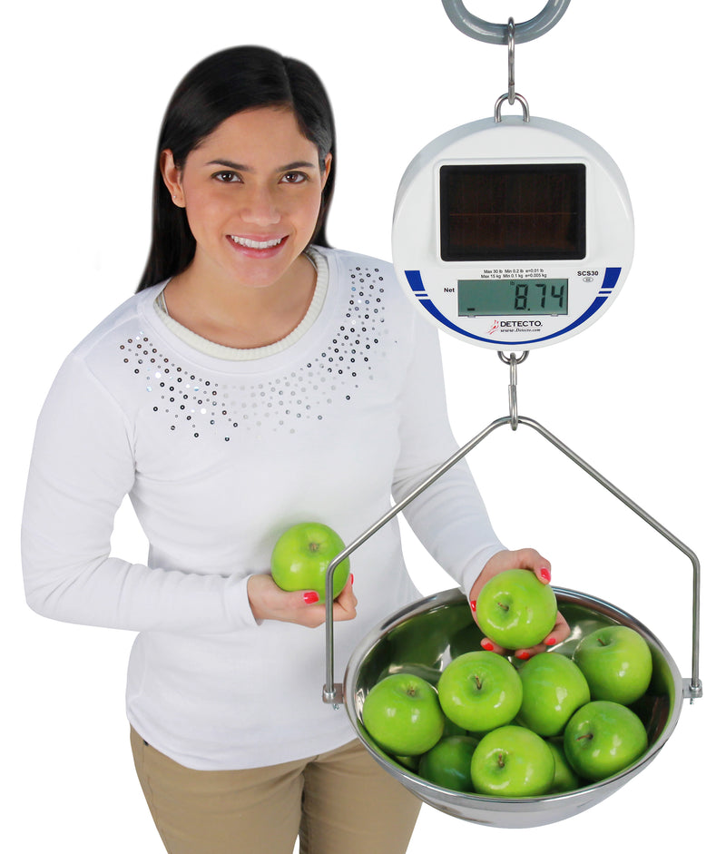 Detecto SCS30 Solar Hanging Scale