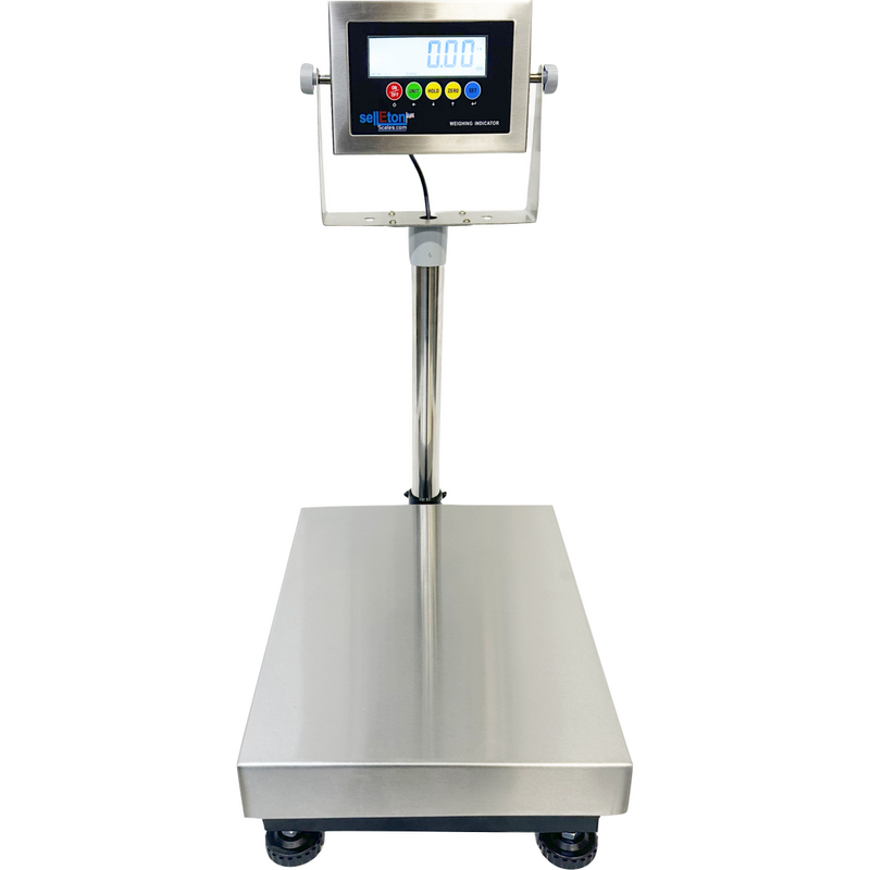 SellEton SL-916 Stainless Bench Scale, 16 × 12 in, 400 lb × 0.02 lb