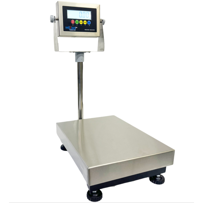 SellEton SL-916 Stainless Bench Scale, 16 × 12 in, 400 lb × 0.02 lb