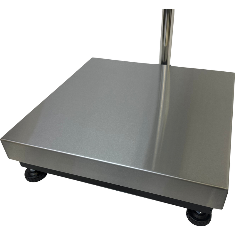 SellEton SL-916 Portable Stainless Bench Scale, 18 × 18 in, 600 lb × 0.05 lb