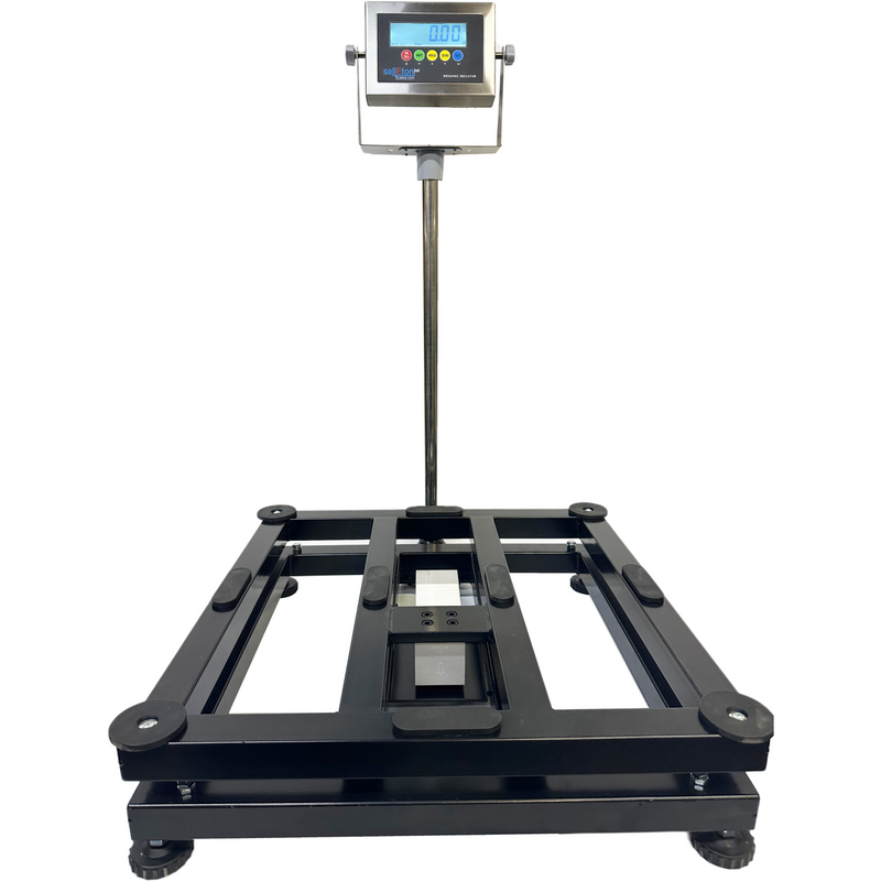 SellEton SL-916 Stainless Bench Scale, 24 × 24 in, 1,000 lb × 0.2 lb