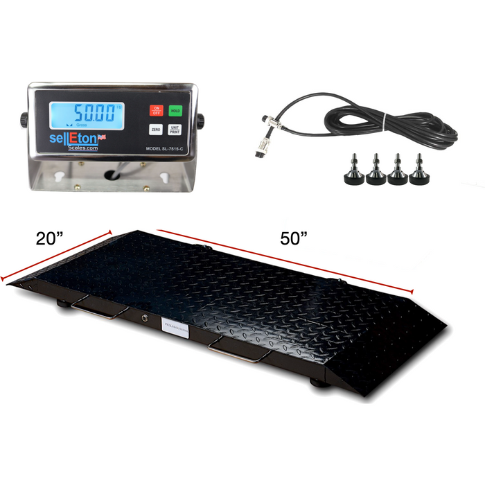 SellEton SL-920-2k portable Scale for goats, sheep, and pigs, and more up to 2000 lbs