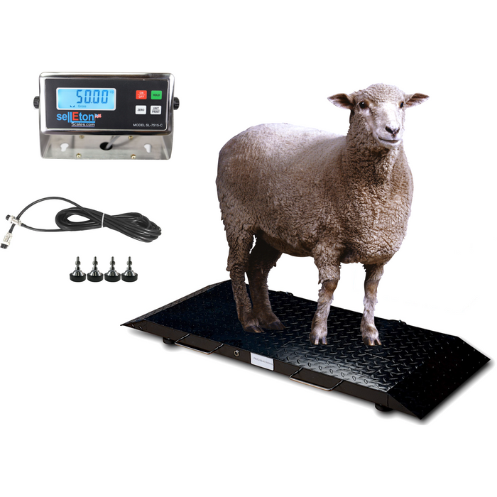 SellEton SL-920-2k portable Scale for goats, sheep, and pigs, and more up to 2000 lbs