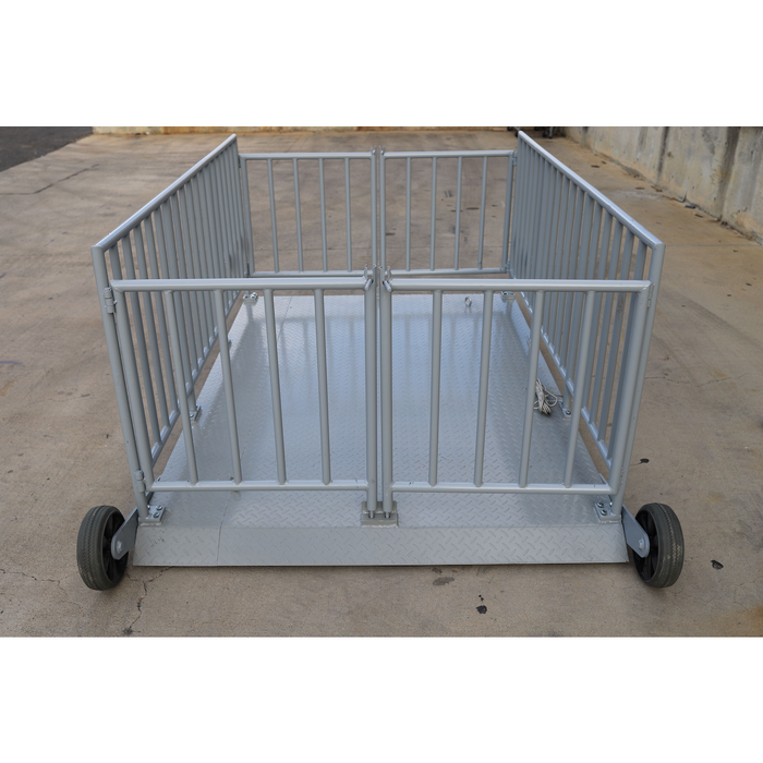 SellEton SL-930-5’x7’ ( 60” x 84” ) platform Cage system Portable Livestock Animal Weighing Scale