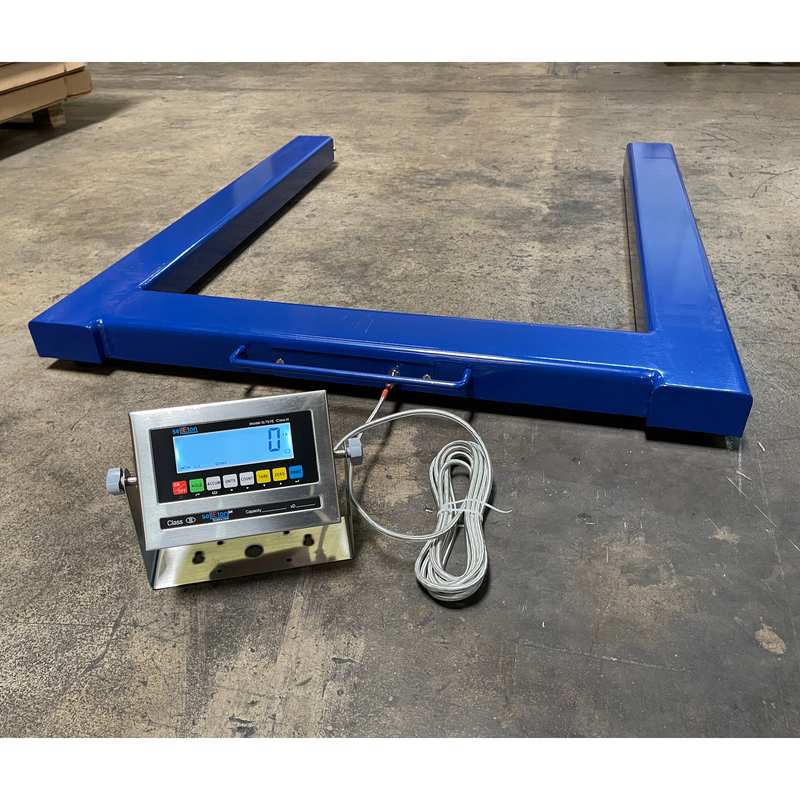 SL-932 Portable U-Beam Pallet Scale for Animal Cages, Silos, Milk Tanks, Platforms, Storage Containers, and More