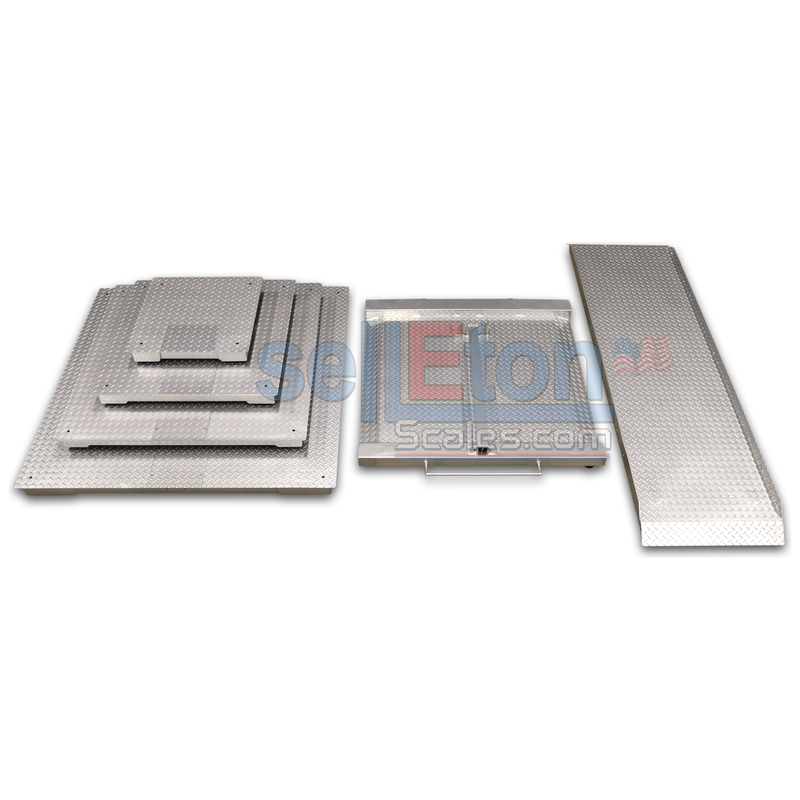SellEton SL-929-M-Alleyway-7’x26” Aluminum Livestock Scale for cattle, horses, pigs, and more
