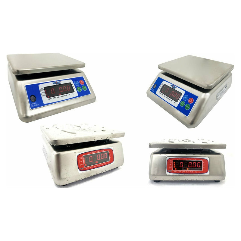 SellEton SL-IDS02 IP68 Stainless Washdown Bench Scale, 3.3–66 lb (Non-NTEP)