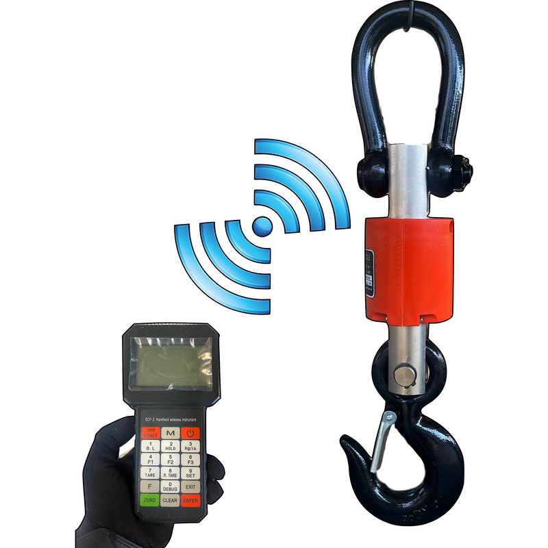 SellEton SL-W-CR-10K Wireless Crane Scale, 10,000 lb × 2 lb