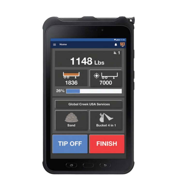 SCI WLS555 Weigh-On-The-Move Loader Scale System for Wheel Loaders and Skid Steers