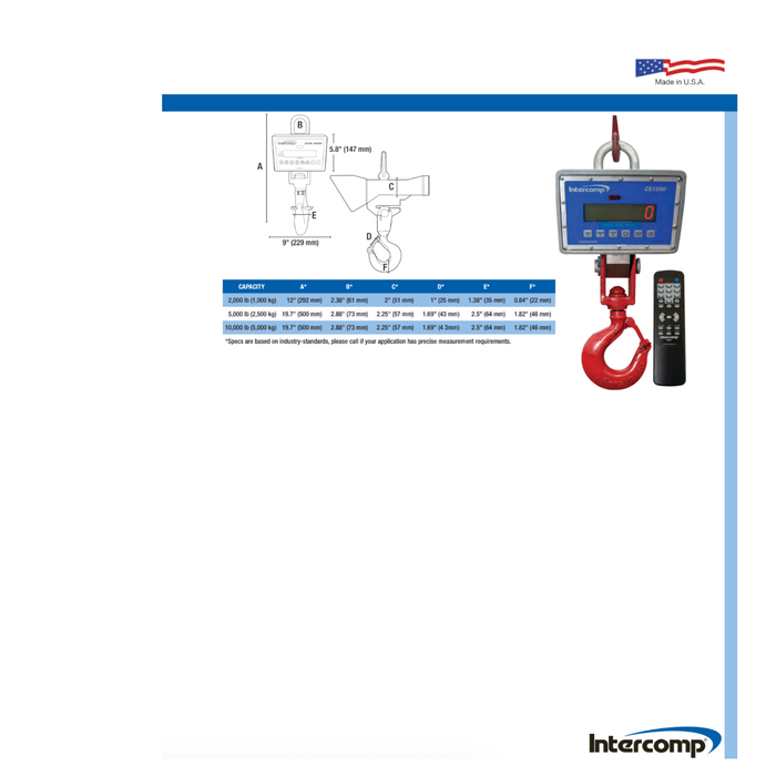 CS1500™ Crane Scales