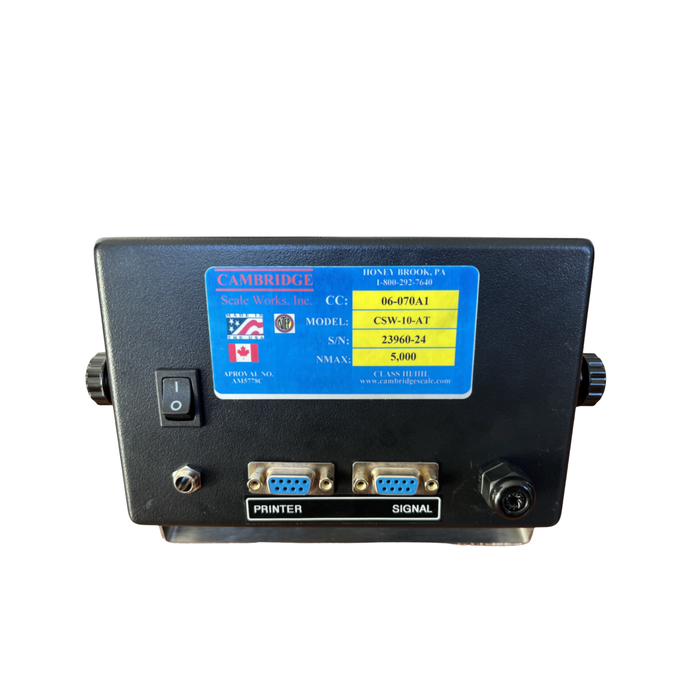 Cambridge Scale Works Model: CSW-10AT Digital Weight & Check Weighing Indicator