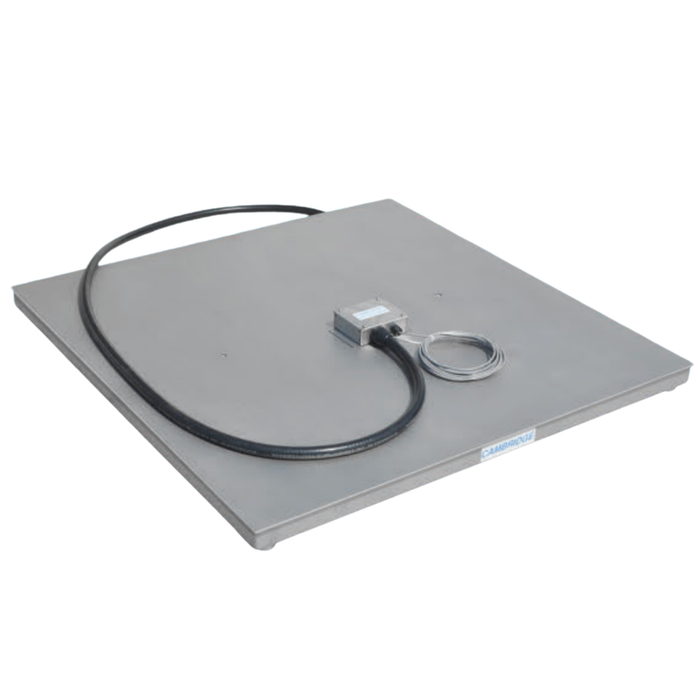 Cambridge Scale Works  Model SS660-OB & SS660-R Series Stainless Steel Low Profile Floor Bases