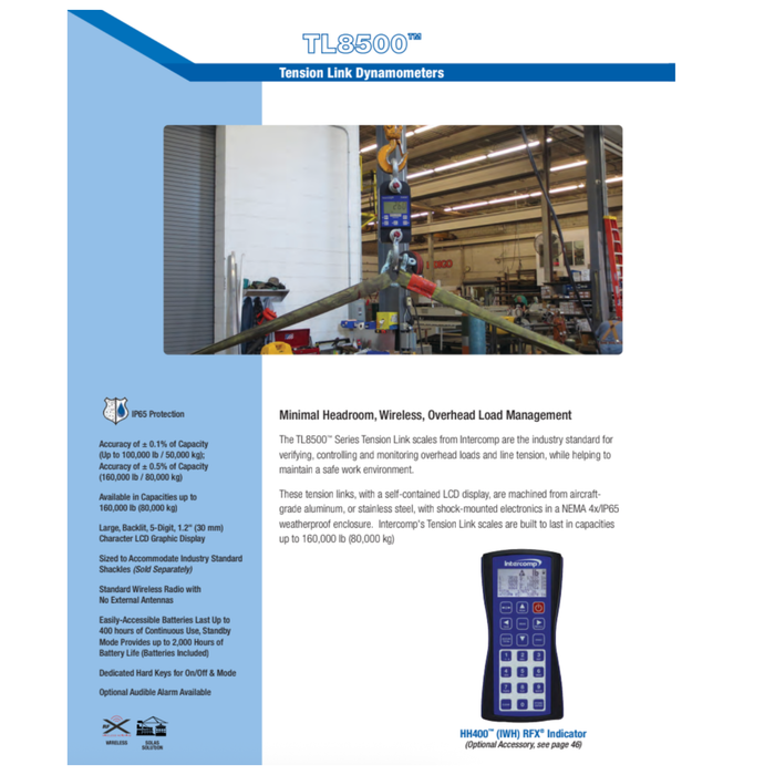 TL8500™ Tension Link Dynamometers