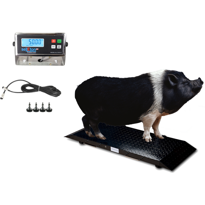SellEton SL-920-2k portable Scale for goats, sheep, and pigs, and more up to 2000 lbs