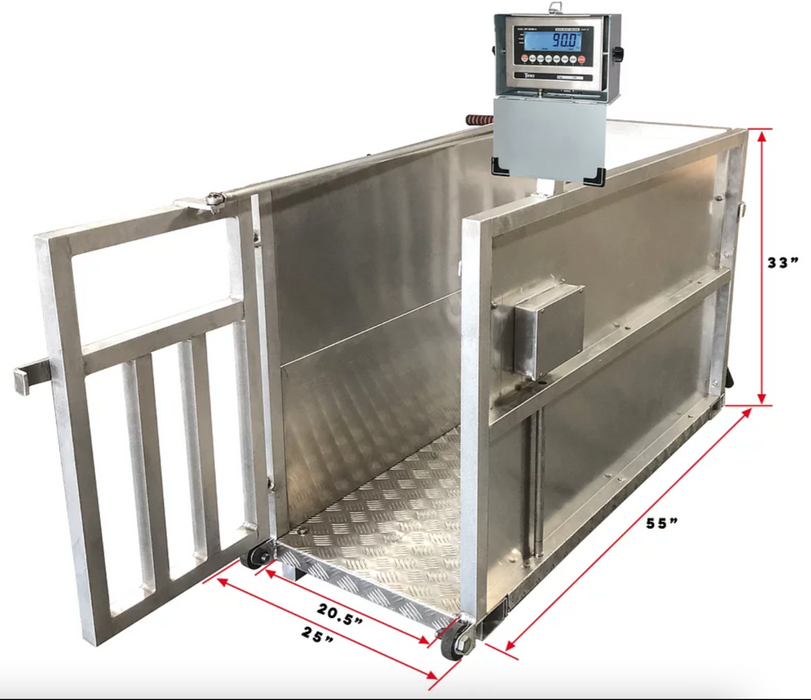 OP-930-LT Aluminum Portable Livestock Scale (USA Made)
