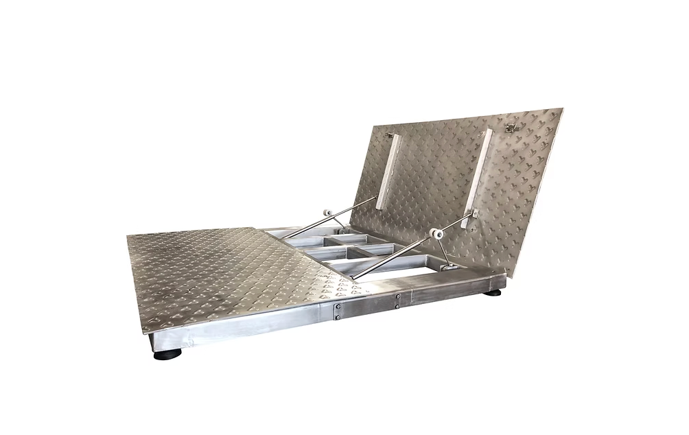 TUF-MADE SSLT Quick Clean Lift Top Stainless Steel Floor Scale (Made in USA)