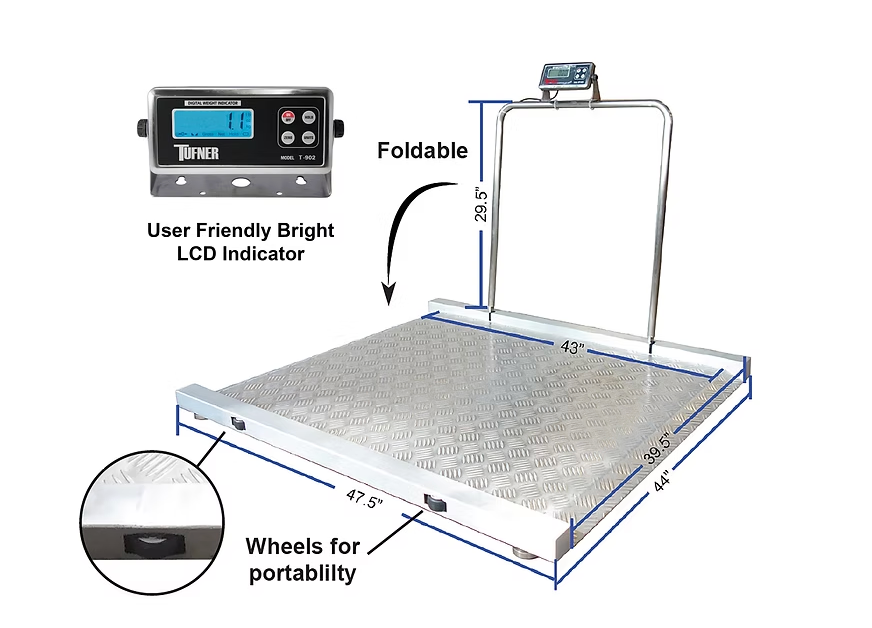 TWC Wheelchair Scale (Made in USA)