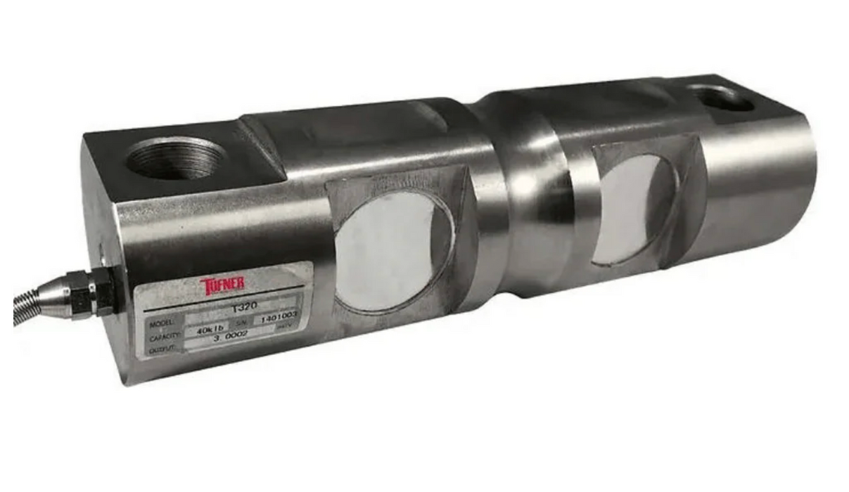 T320 Double-Ended Beam, NICKEL-PLATED Alloy Steel Load Cell | IP67