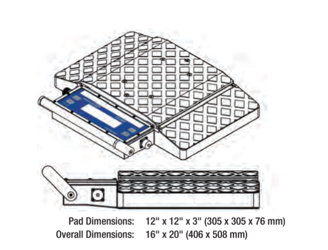 Intercomp PT300™ Wireless Solar Wheel Load Scales (Single Scale Pads)
