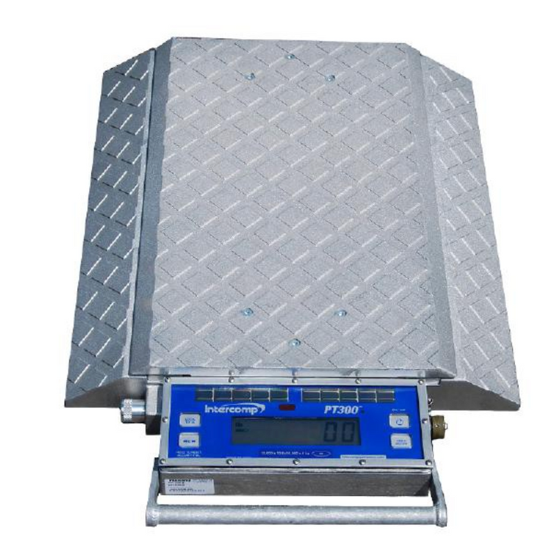 Intercomp PT300DW™ 2, 4, Or 6 Pad System (Scales, Case, HH60 Indicator and Charging Cable)
