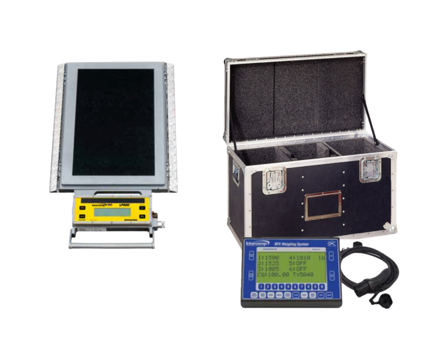 Intercomp LP600™ Wheel Load Scale System (System Includes Scales, Case, HH60 Indicator and Charging Cable)