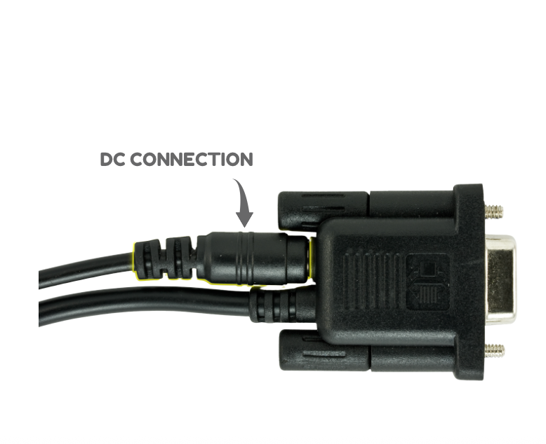 RS232 Serial Output & Direct Power Connect