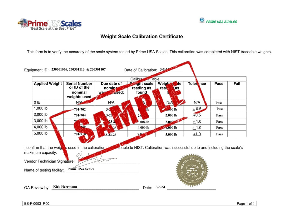 US-AW1214-10K "Air Weigh" Plane Scale (10,000 lb x 2 lb) - Image 12