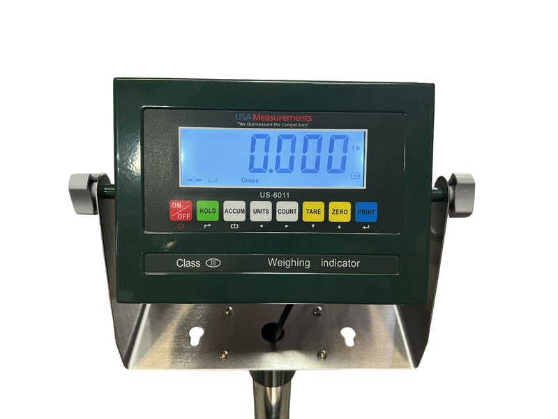 US-BT BenchTek Stainless Steel Floor Scale (NTEP Approved)
