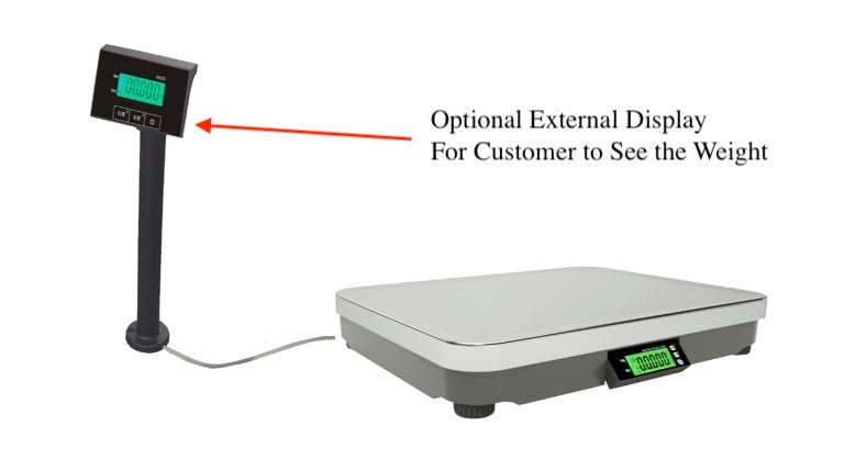 US-POS6 PoS/ECR Cash Register Retail Scale 60 lb NTEP For Retail Weighing
