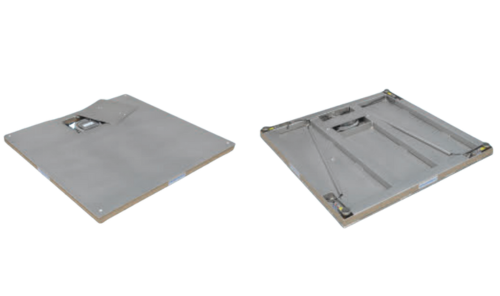 Cambridge Scale Works  Model SS660-OB & SS660-R Series Stainless Steel Low Profile Floor Bases