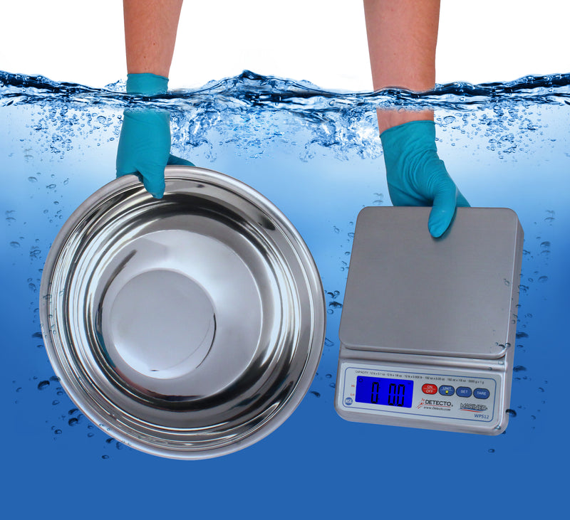 Detecto WPS12UT Digital Scale with Utility Bowl