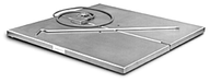 Cambridge Scale Works Model SS660-ST Series Stainless Steel Low Profile Scales with Removable Stainless Steel Slide Top - Northline Scale