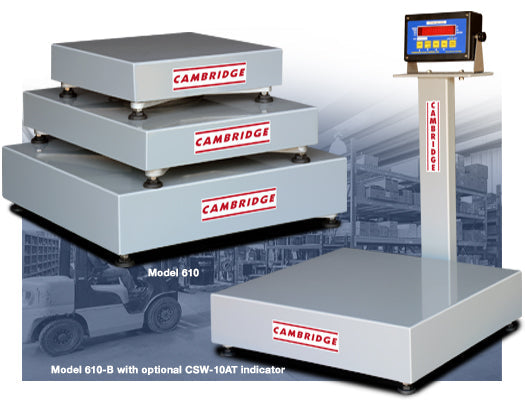 Cambridge Scale Works Model 610 Series Platform Scales - Northline Scale