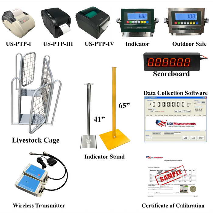US-AL9026 “Aluminum” Cattle Livestock Scale