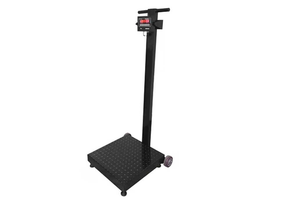 Take-Away Portable Low Profile Stainless Steel Washdown Bench Scale 2 Wheels