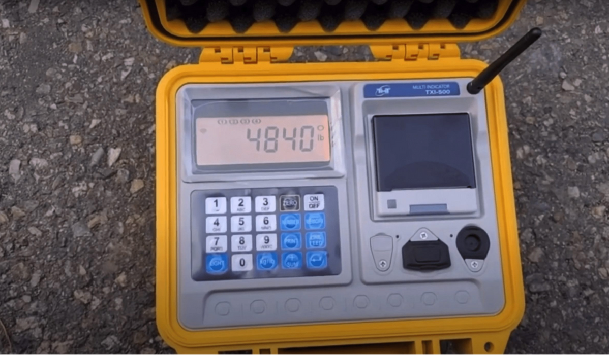 TXDi-915FN Wheel Weigher 30,000 lb x 20 lb Scale