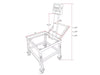 Optima Scale OP-915-C Bench Scale Cart For Industrial Weighing - Northline Scale