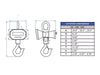 Optima Scale OP-925 Heavy Duty Crane Scale For Industriall Weighing - Northline Scale