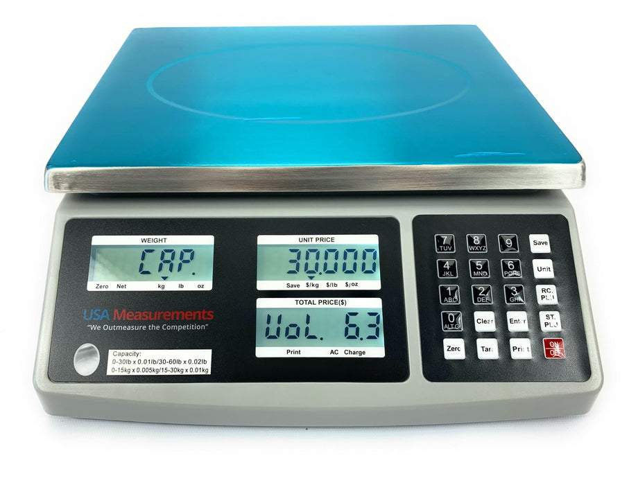 US-PC The Pricer Price Computing Scale (Optional Printer) For Retail Weighing - Northline Scale